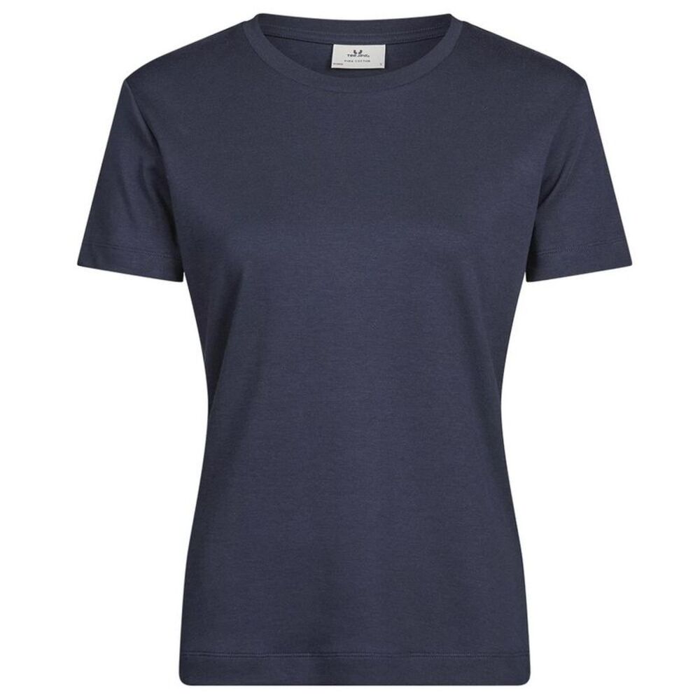 Tee Jays Womens/Ladies Pima Cotton T-Shirt / Navy